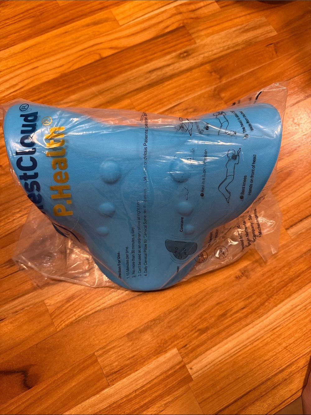 P.Health Blue tech neck Pillow